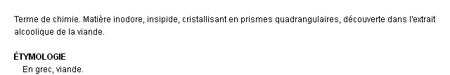 créatine définition créatine définition