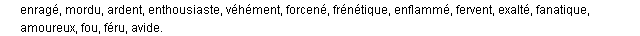 épris synonymes épris synonymes