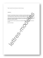 lettre de type Demande de report de remise du mémoire de stage