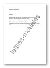 lettre de type Mémoire de fin d'études