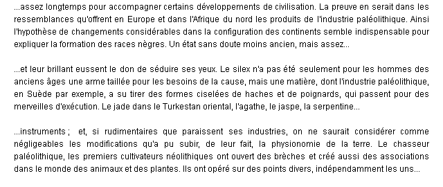 palolithique citation