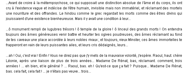 réclamant citation