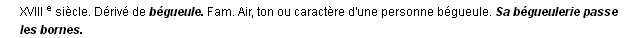 bgueulerie dfinition