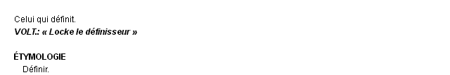 dfinisseur dfinition