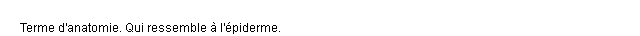 épidermoïde définition épidermoïde définition