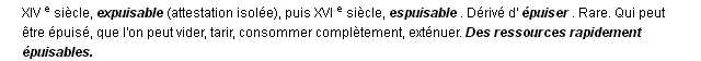 puisable dfinition