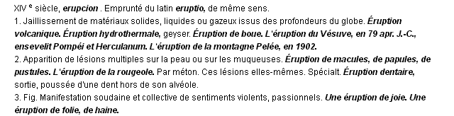 ruption dfinition