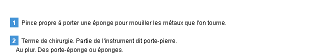 porte-éponge définition porte-éponge définition