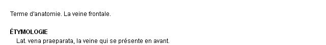 prparate dfinition