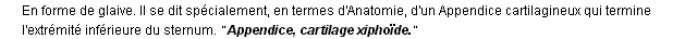 xiphode dfinition