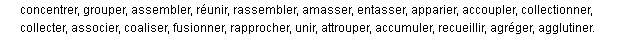 agglomérer synonymes agglomérer synonymes