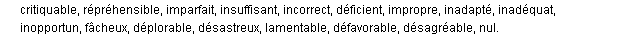 blâmable synonymes blâmable synonymes