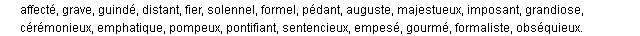 compassé synonymes compassé synonymes