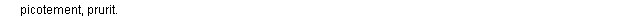 démangeaison synonymes
