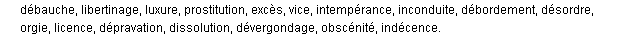 immoralité synonymes immoralité synonymes
