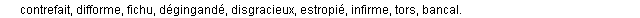 malbâti synonymes malbâti synonymes