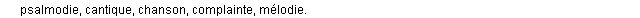mélopée synonymes mélopée synonymes