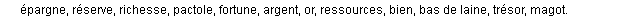 pécule synonymes pécule synonymes