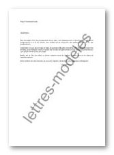 modele  exemple de lettres type demande daide