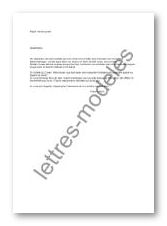 Modèle et exemple de lettres type : Devis payant